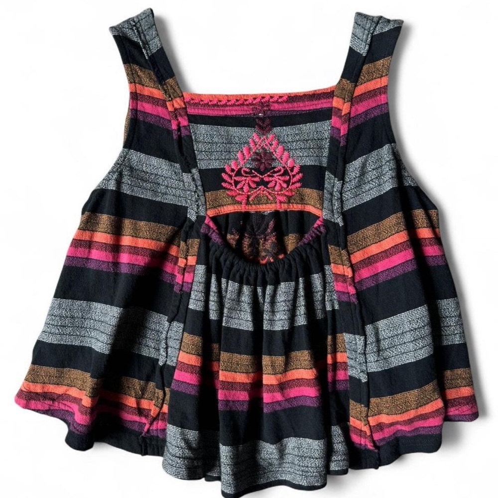 Free People Multicolor Striped Knit Top - Picture 6 of 7